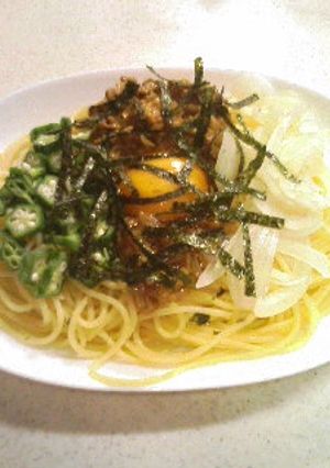 ねばねばパスタ-レシピのメイン写真