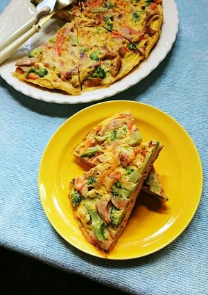 野菜たっぷりスパニッシュオムレツ-レシピのメイン写真