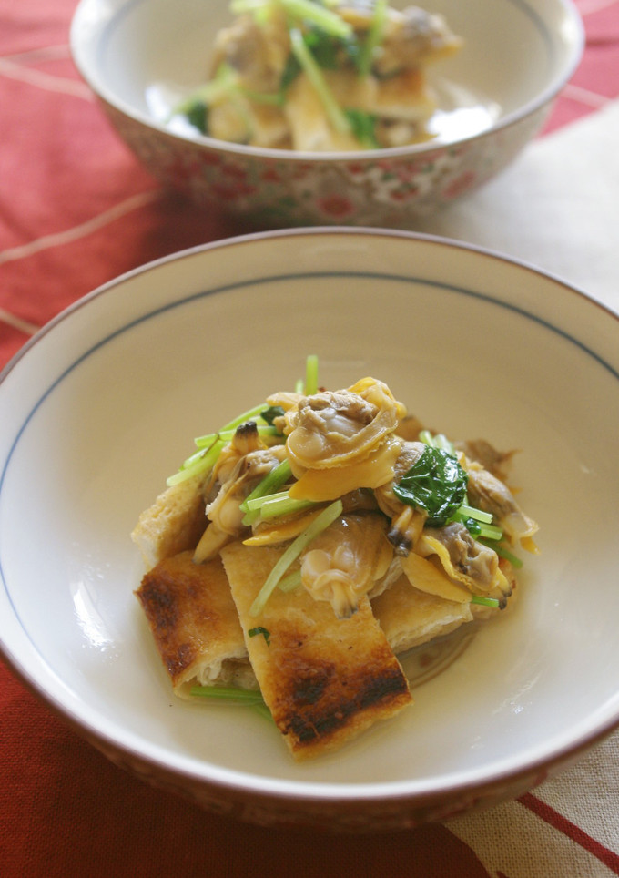アサリと薄揚げのさっと煮-レシピのメイン写真
