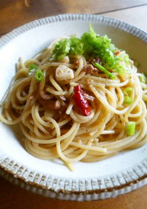 いかの塩辛で♡ペペロンチーノ♪-レシピのメイン写真