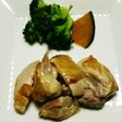 チキンのわさびクリームソース