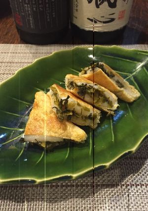 高菜が美味しい♡ キツネ餅-レシピのメイン写真