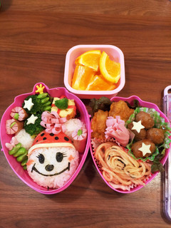 クリスマスミニーのキャラ弁-レシピのメイン写真