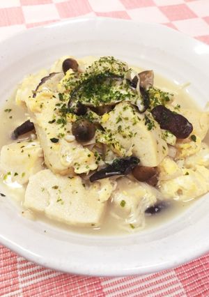 [リメイク]高野豆腐のきのこの卵とじ-レシピのメイン写真