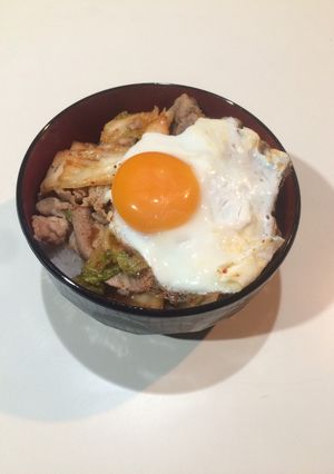 豚キムチ丼-レシピのメイン写真