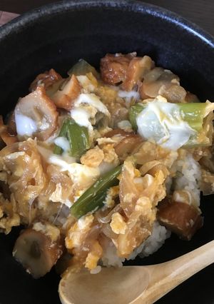 簡単♡我が家の絶品ごぼ天玉子丼♡-レシピのメイン写真