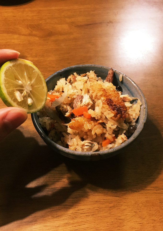 【おやじ料理】さんま炊き込みご飯-レシピのメイン写真