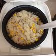 エリンギとコーンの炊き込みご飯
