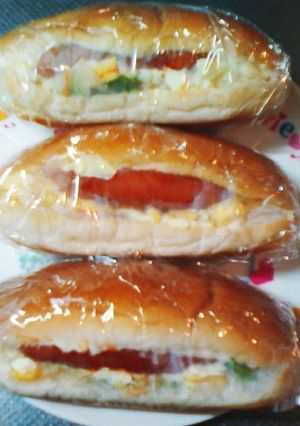 簡単♪玉子入りホットドッグ-レシピのメイン写真
