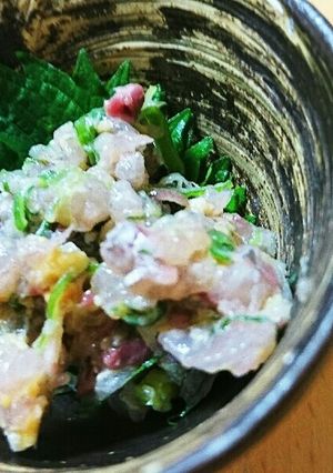 鯵のなめろう-レシピのメイン写真