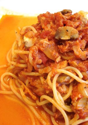 簡単美味◆♪♪ツナのトマトソースパスタ♪-レシピのメイン写真