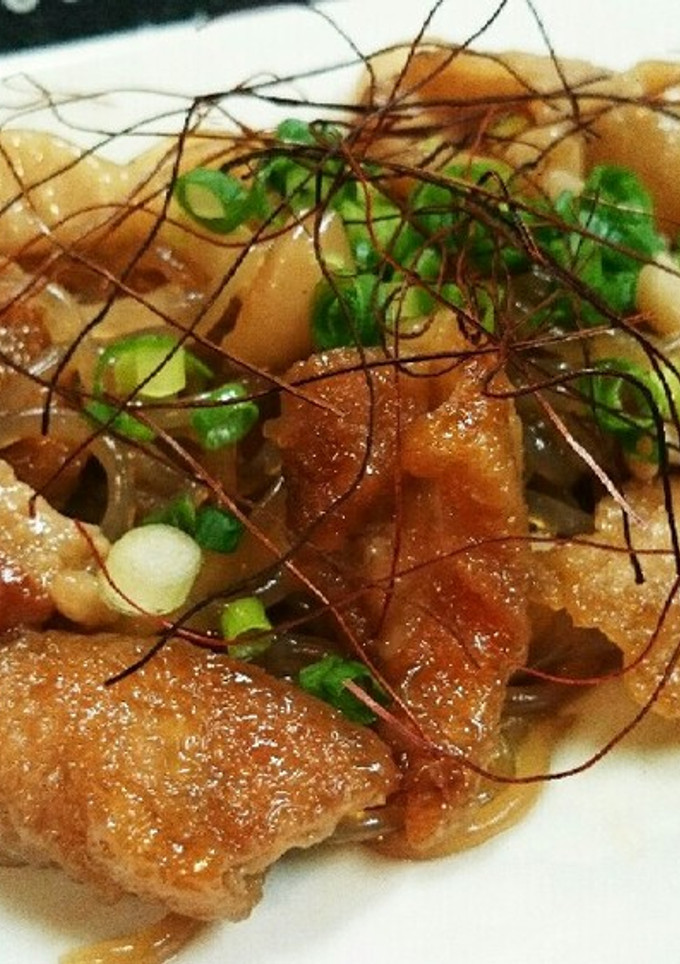 ＊鶏皮と白滝の甘辛炒め＊-レシピのメイン写真