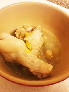 鶏肉と生姜のスープ-レシピのメイン写真