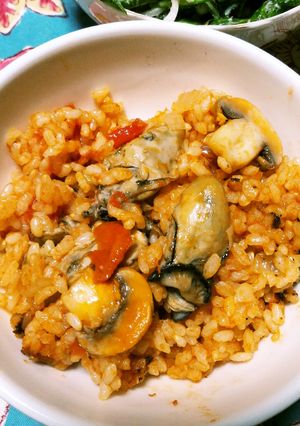 アルデンテが美味しい牡蠣の炊き込みご飯-レシピのメイン写真