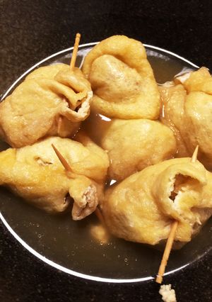 豚ひき豆腐の巾着-レシピのメイン写真