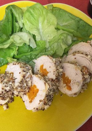 レンジでアーモンドチキンロール〃-レシピのメイン写真