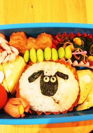 羊のショーンキャラ弁-レシピのメイン写真