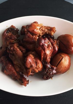簡単！男飯！鶏手羽元のさっぱり煮-レシピのメイン写真
