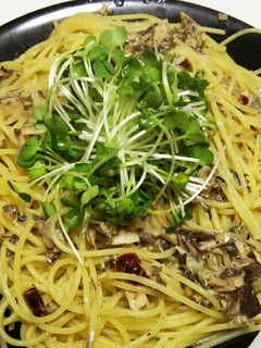 サバ缶のペペロンチーノ-レシピのメイン写真