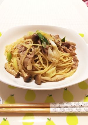 ガッツリ！豚味噌パスタ-レシピのメイン写真