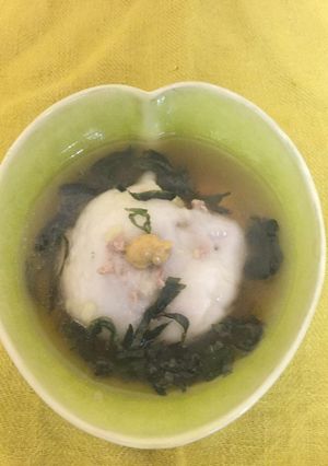◎白玉饅頭のくずあんかけ-レシピのメイン写真