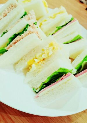 カフェのサンドイッチ♪-レシピのメイン写真