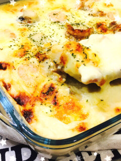 簡単!帆立の旨味濃厚〜シーフードグラタン-レシピのメイン写真
