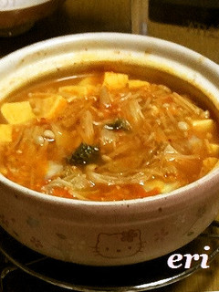 キムチと豆腐のスープ-レシピのメイン写真