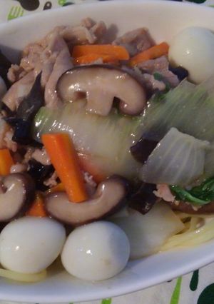 大皿でおもてなし五目あんかけ焼きそば。～-レシピのメイン写真