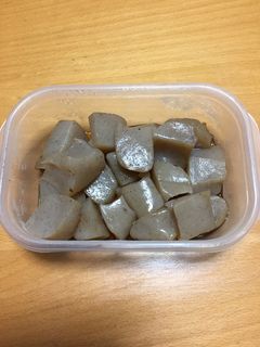 レンジでこんにゃくめんつゆ煮-レシピのメイン写真