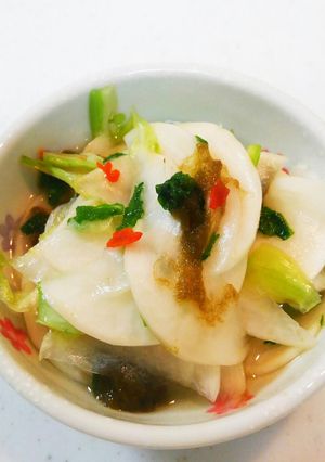 かぶの漬け物（とろろ入り）-レシピのメイン写真
