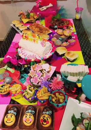 アンパンマン大好きな娘の誕生日パーティー-レシピのメイン写真