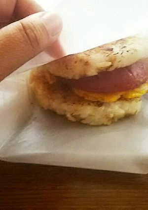 柔らかいご飯救済　ライスバーガー-レシピのメイン写真