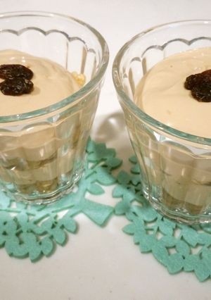 濃厚コーヒーヨーグルトクリームとシリアル-レシピのメイン写真
