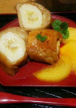 コーヒー味のバナナフレトー巻き-レシピのメイン写真