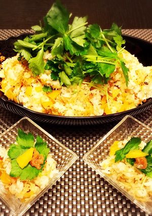 焦がしネギとしらすとたくあんの混ぜご飯♡-レシピのメイン写真