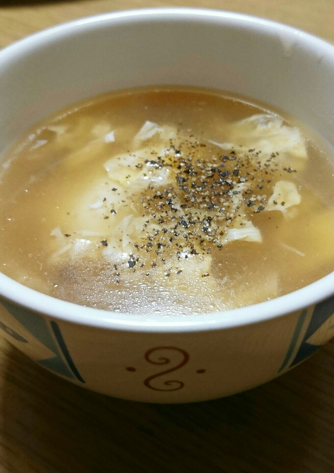 ほっこり(*´╰╯`๓) うちの卵スープ-レシピのメイン写真