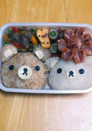 キャラ弁　リラックマ-レシピのメイン写真