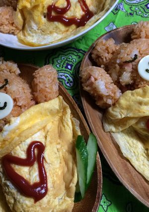 くまのオムライス-レシピのメイン写真