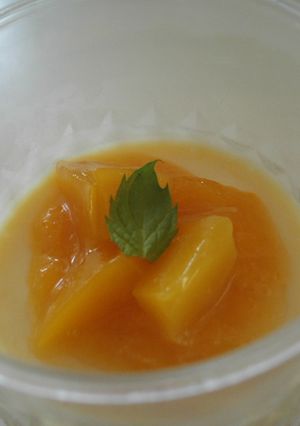豆乳マンゴープリン-レシピのメイン写真