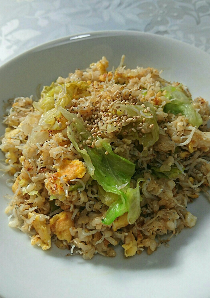 簡単 しらすとレタスのチャーハン♪-レシピのメイン写真