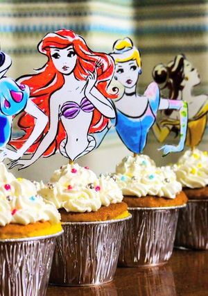 ディズニーカップケーキプリンセス-レシピのメイン写真