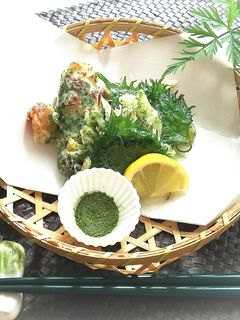 焼き竹輪と玉葱の磯辺揚げ-レシピのメイン写真