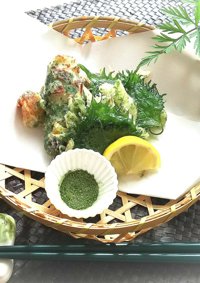 焼き竹輪と玉葱の磯辺揚げ-レシピのメイン写真