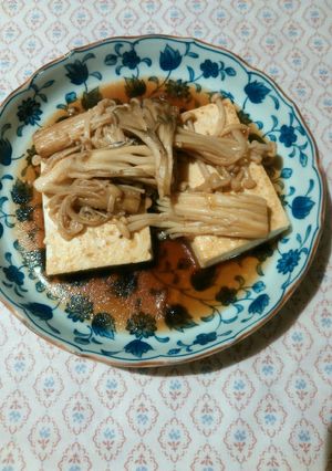 豆腐ステーキ　キノコあんかけ-レシピのメイン写真