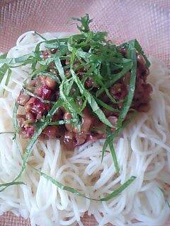 梅納豆ぶっかけそうめん-レシピのメイン写真
