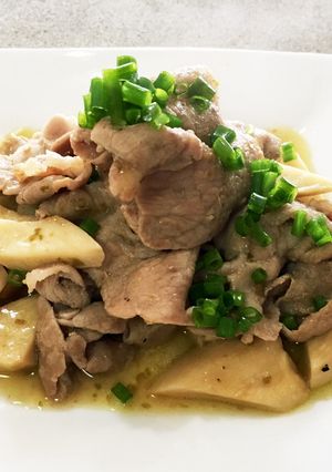 豚肉とエリンギの柚子こしょう炒め-レシピのメイン写真