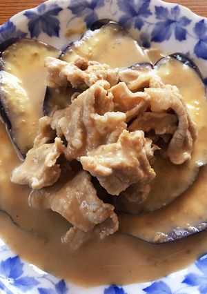 豚バラ胡麻しゃぶとレンチンやわらか茄子♡-レシピのメイン写真