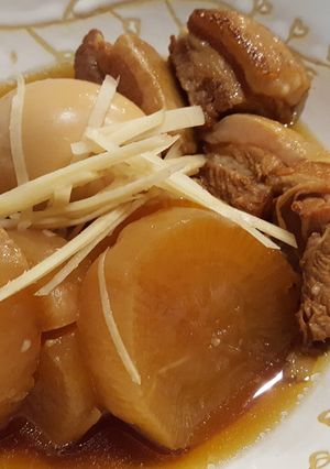 のんびり豚角煮。ついでに大根と卵も♪-レシピのメイン写真