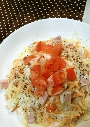 ヌードルメーカーdeトマトクリームパスタ-レシピのメイン写真